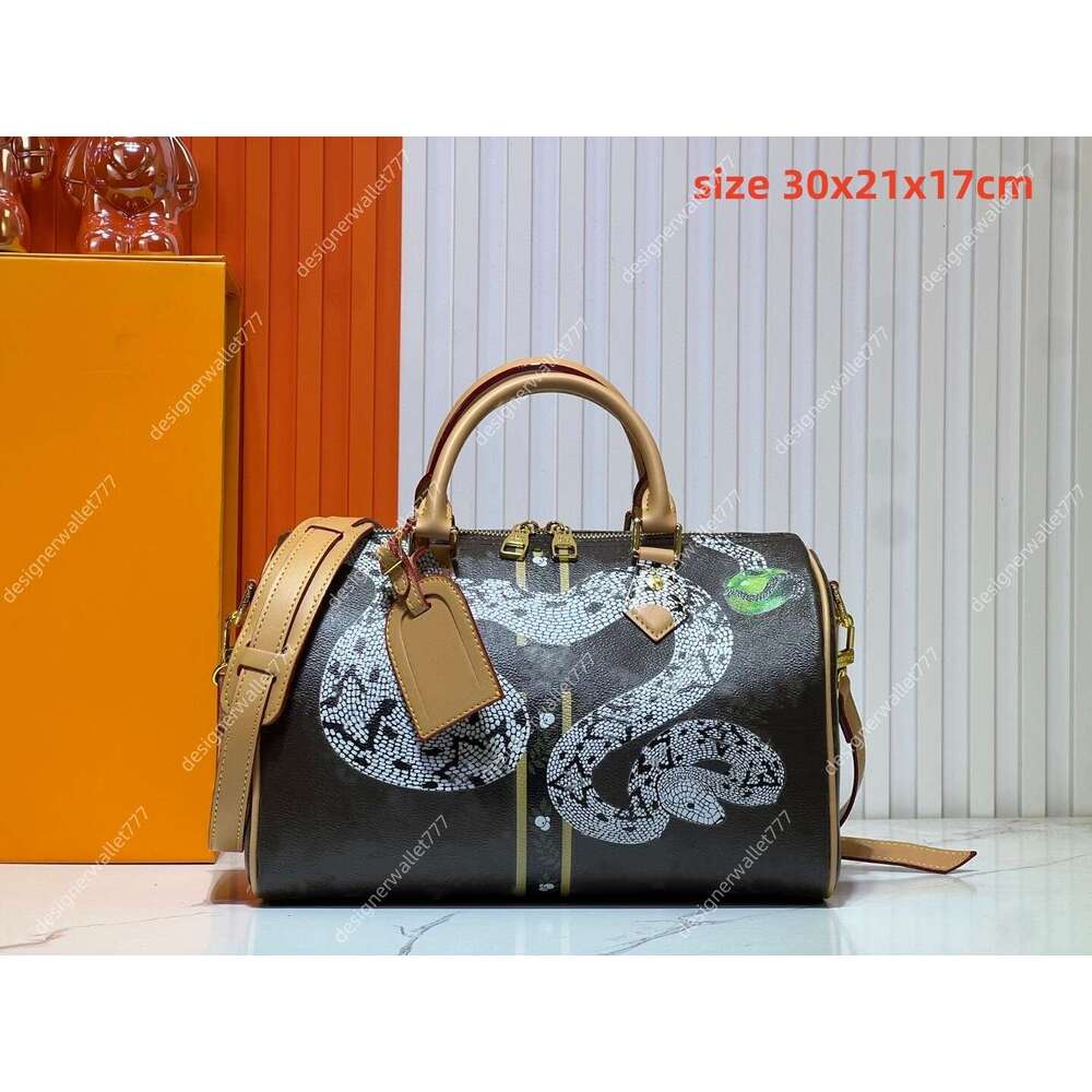 10A Luxury womens snake cat designer bag genuine leather shoulder crossbody bags ladies women tote bags 30 purse M40391 high quality