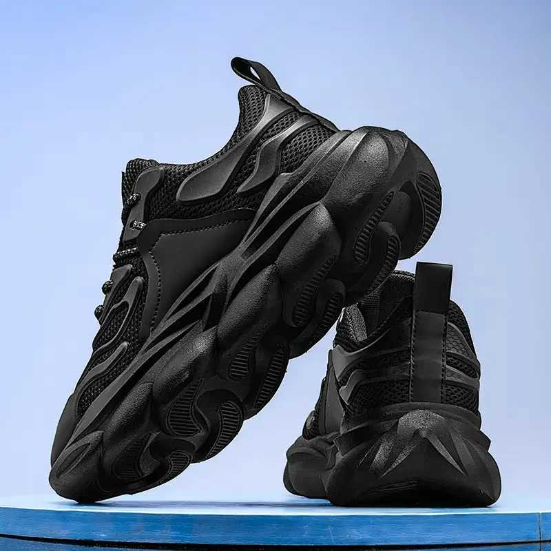 2023 Mens Sneakers New Thick Sole Mens Shoe Leisure Fitness Breathable Fashion Luxury Sports Mesh Running Shoe Tennis for Men Z250411