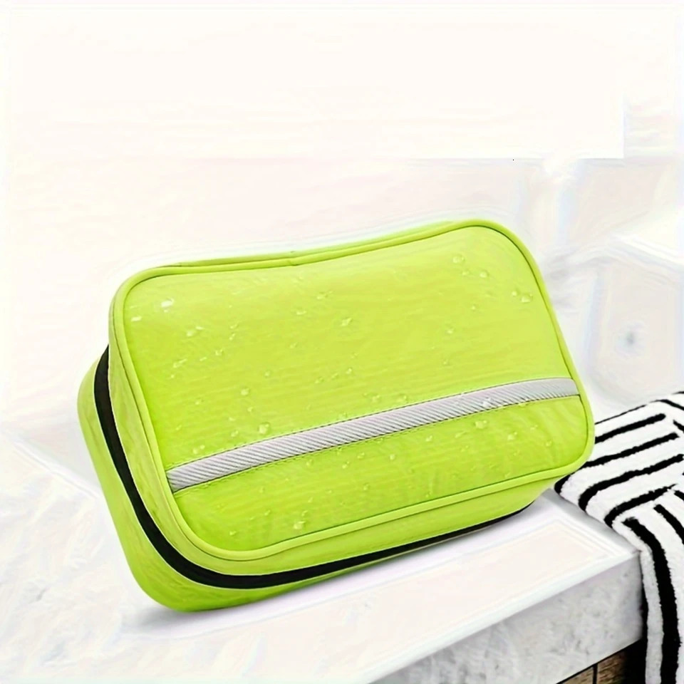Ship from US Travel Toiletry Bag With Hook Cosmetic Makeup Case Business Toiletries For Men Shaving Kit Hanging Pouch 250227FBB