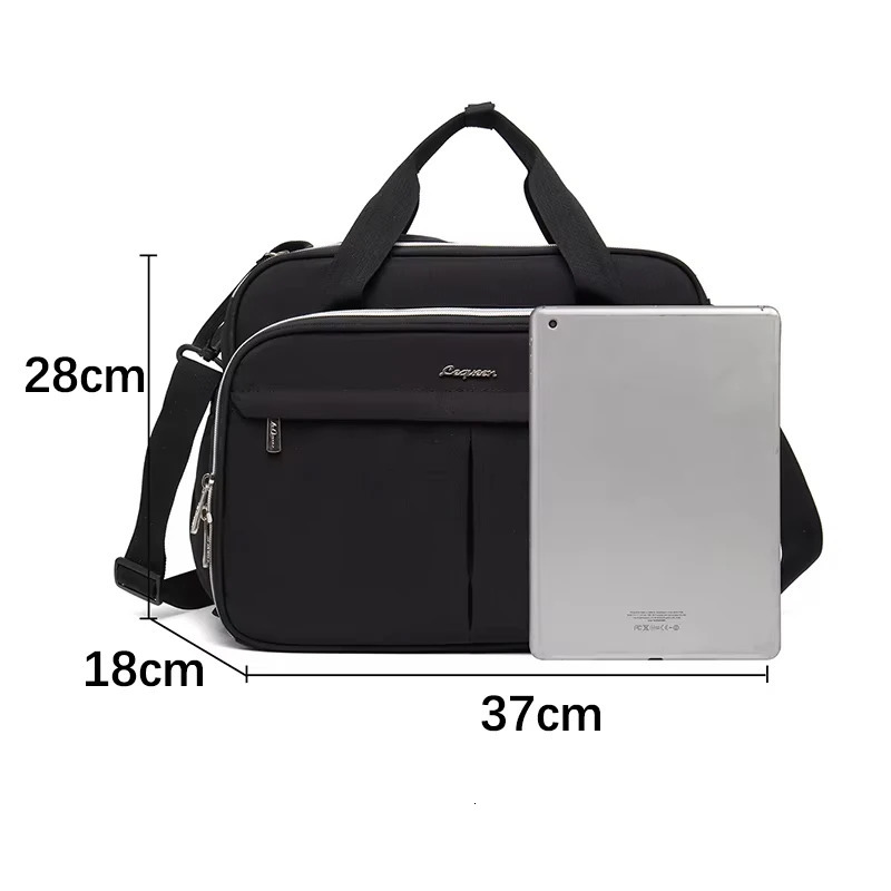Lequeen maternity travel bag black shoulder bag handbag dry wet separation baby diaper handcart bag 250227