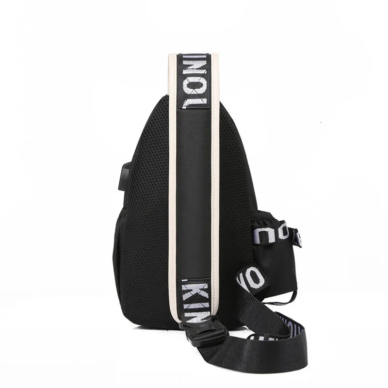 Ship from US Mens Chest Bag Multifunctional Outdoor Sports Fashion Large Capacity commuting Crossbody For Travel 250227FBB