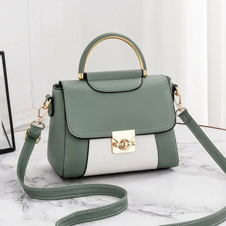 Ship from US L0458 Retro Small Jelly Contrast Leather One Shoulder Cross Body Beach Bag Suitable for Womens Handbags with Handle 250227FBB