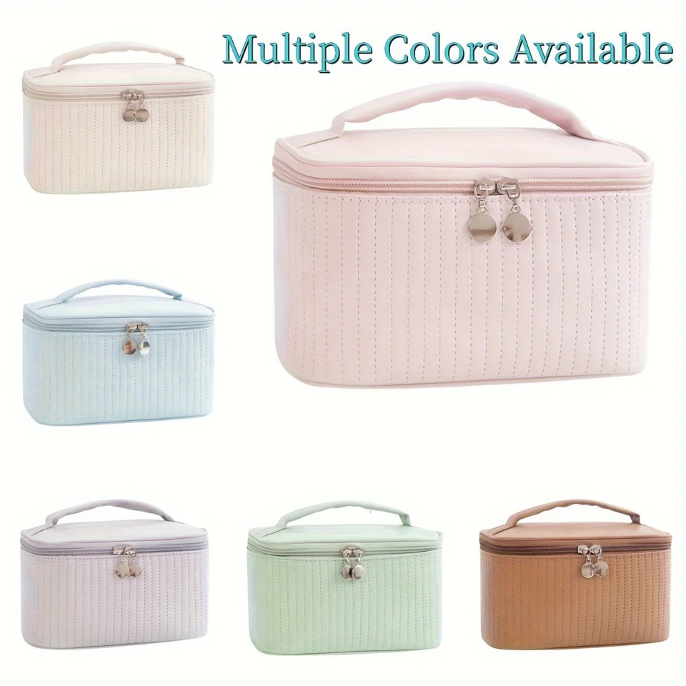 Ship from US Waterproof Makeup Bag Organizer for Women Spacious with Multiple Compartments Travel Toiletries Keep Your Cosmetics Safe 250227FBB