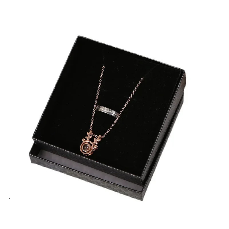 24pc Black Cardboard Jewelry Set Box For Pendant Necklace Earring Ring Boxes Packaging Paper Jewellry Organizer Storage Gift Box 250222