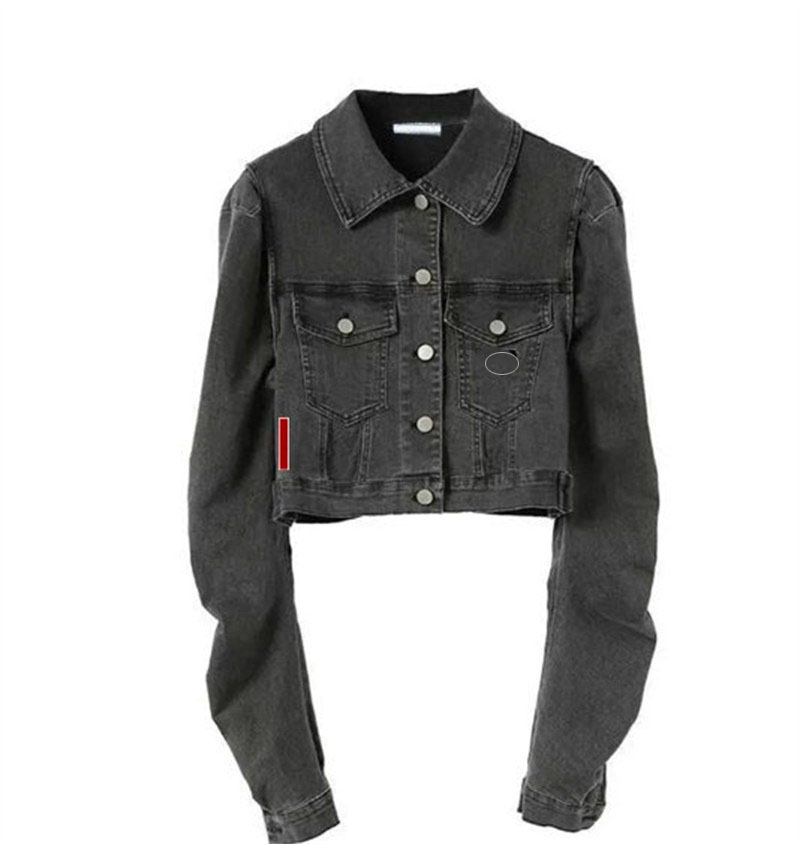Womens Jackets Denim Coat Designer Womens Coats Embroidery Button Letters Autumn Style Woman Designer Jackets Jeans S-XL