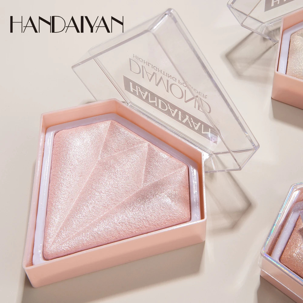 Diamond Highlighter Powder | Contour Shimmer Glow for Face Brightening Nose Shadow Highlight Defined Features 250219