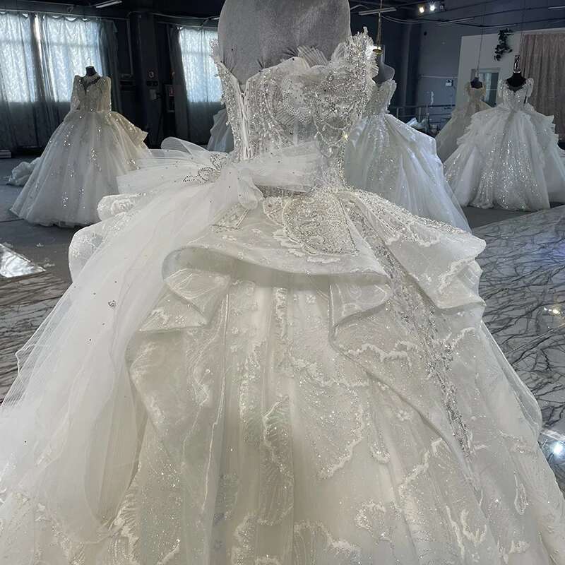 Exquisite for Women Bride customizd Sweetheart Ball Dress Wedding Dresses
