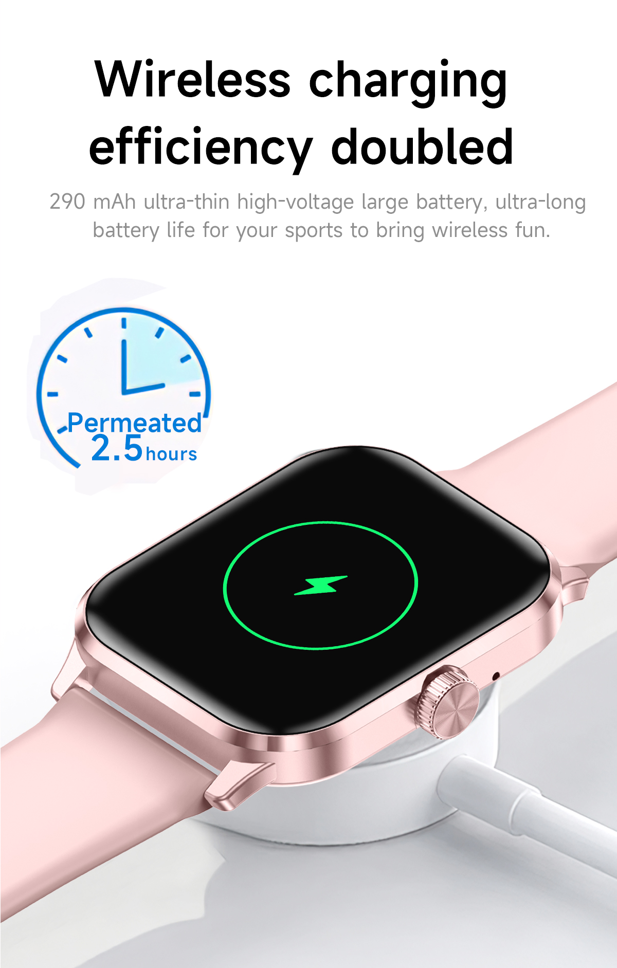 Sport Smart Watch ZW9MAX Fitness BT Call Reloj Smartwatch Health Wearable Sleep Monitor