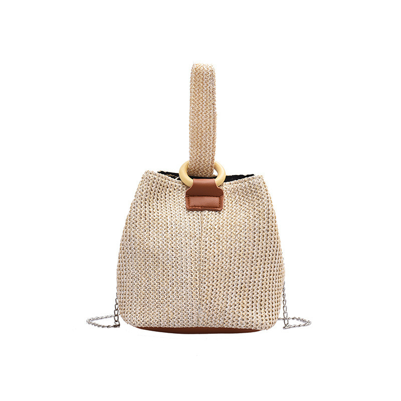 Straw for women 2025 new summer fashion handbag Korean version beach versatile woven single shoulder crossbody bag #swissmilitary