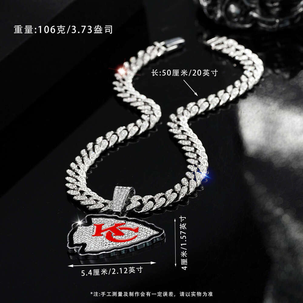 New Fashion Accessories with Dia Drip Oil Christmas Tree Shield Single Pendant, Personalized Hip Hop Cuban Chain