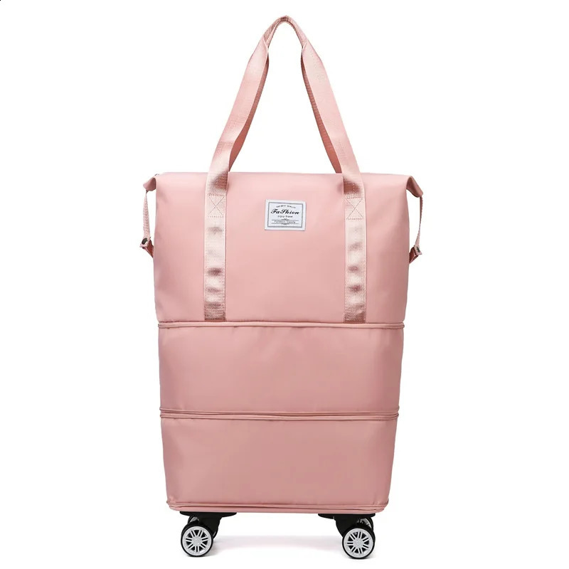 Oxford cloth large capacity travel bag Dry wet separation storage business travel luggage bag Detachable universal wheel 250224