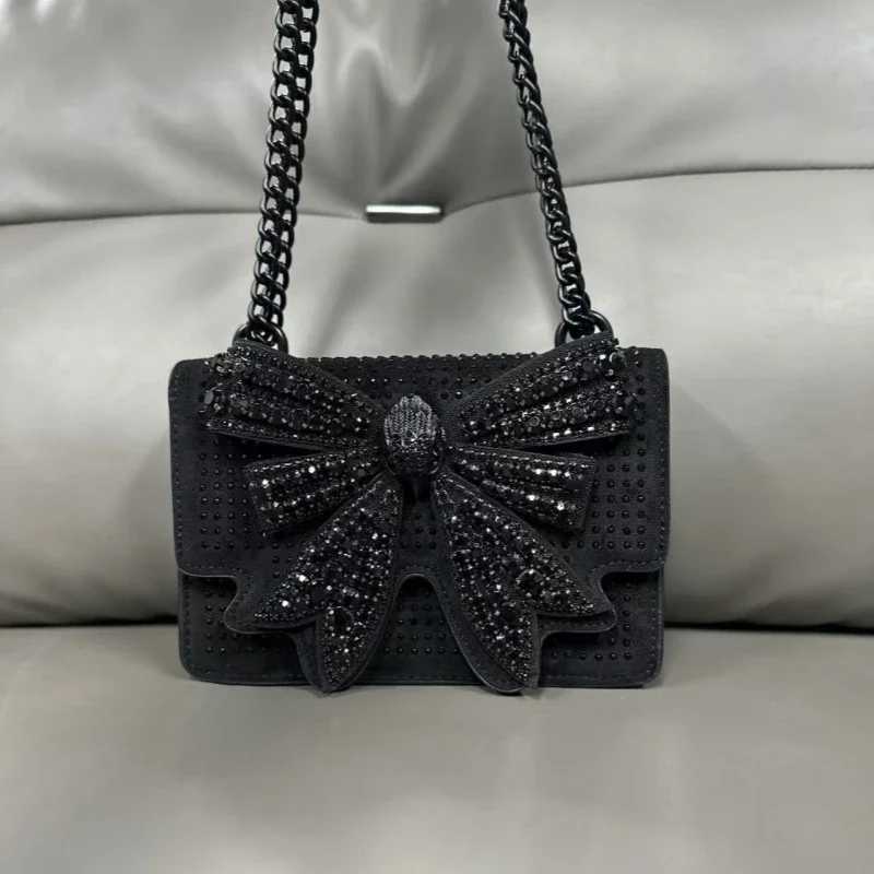 Small Designer Brand Bow For Women 2025 Fashion Bag Butterfly Hot Set Dias Mini Chain Shoulder Crossbody Bags Flapc250222