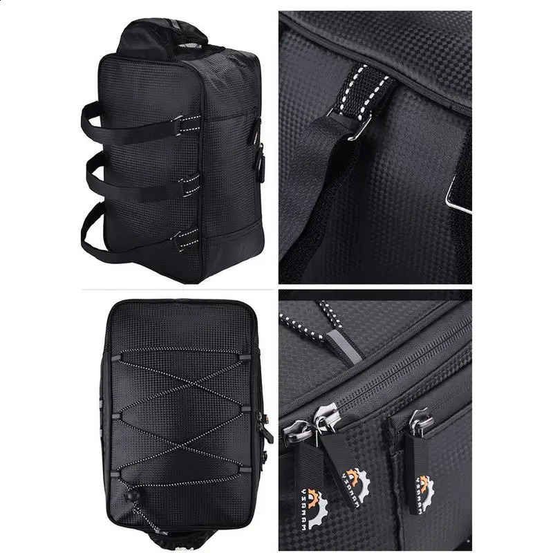 Ship from US Saddle Bag Cycling Electric Scooter Seat Pouch With Reflective Strips Backseat Storage Pack For Outdoor 250228FBB