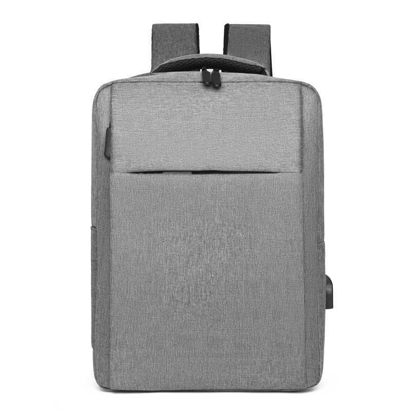 Backpack Computer Bag Simple Multifunctional Usb Charging Backpack Business Large Capacity Mens High-end Backpack For Middle School Students Travel Ba
