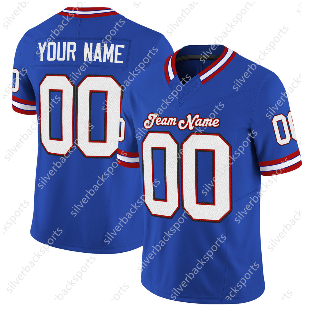 Personalized Team Name And Number Football Jersey, Custom V-neck Short Sleeve Jersey Shirt, Football Jersey For Football Fan Football Lover and fans