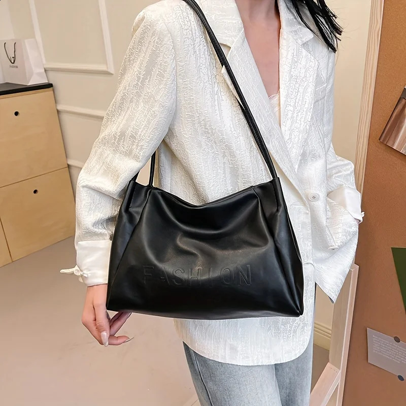 Ship from US Fashion Shoulder Bag Casual Chic Handbag Vintage Style PU Leather Crossbody Satchel 250227FBB