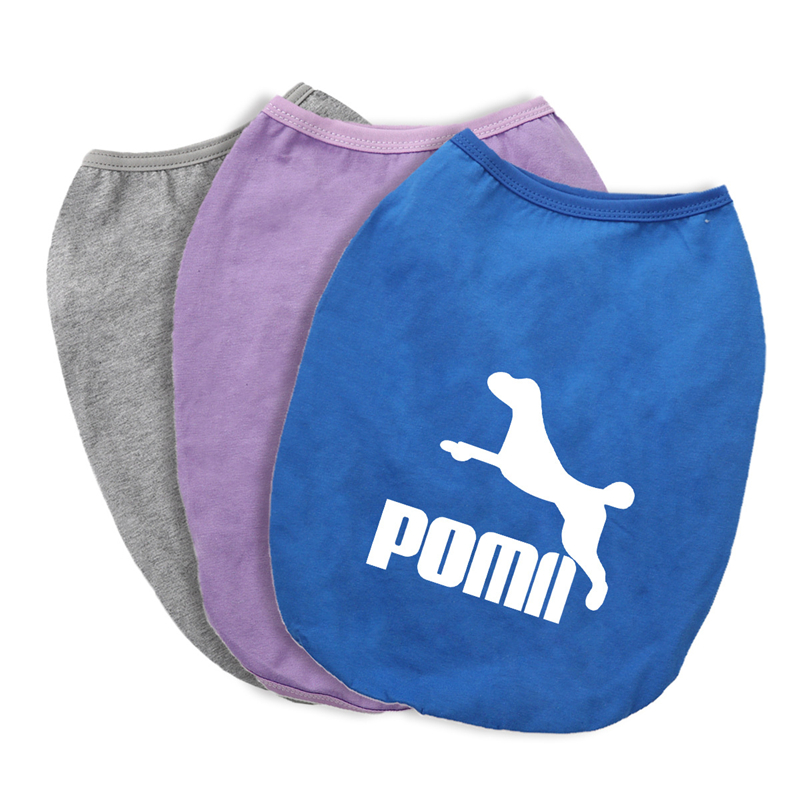 Dog Shirt, Printed Dog T-Shirt Soft Breathable Dog Shirts, Cute Dog Sweatshirt for Small Medium Large Dogs Girl Boy, Pet Classics Clothes Sleeveless D