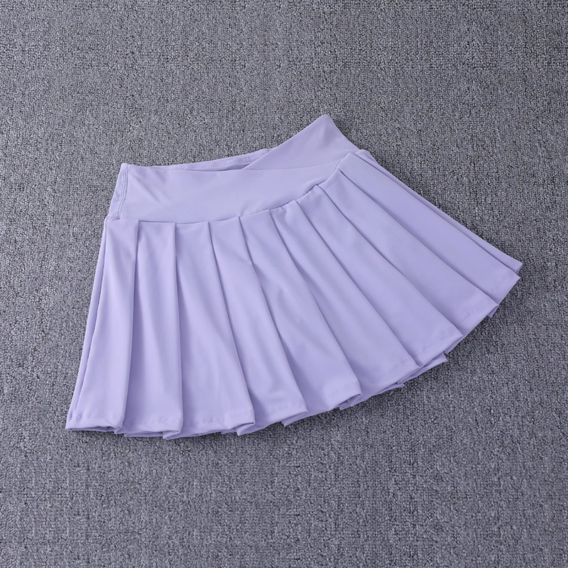 Selling Pleated Nylon Spandex High Waisted Pocket Skirt With Anti A Line Sports Tennis Skirt 250226