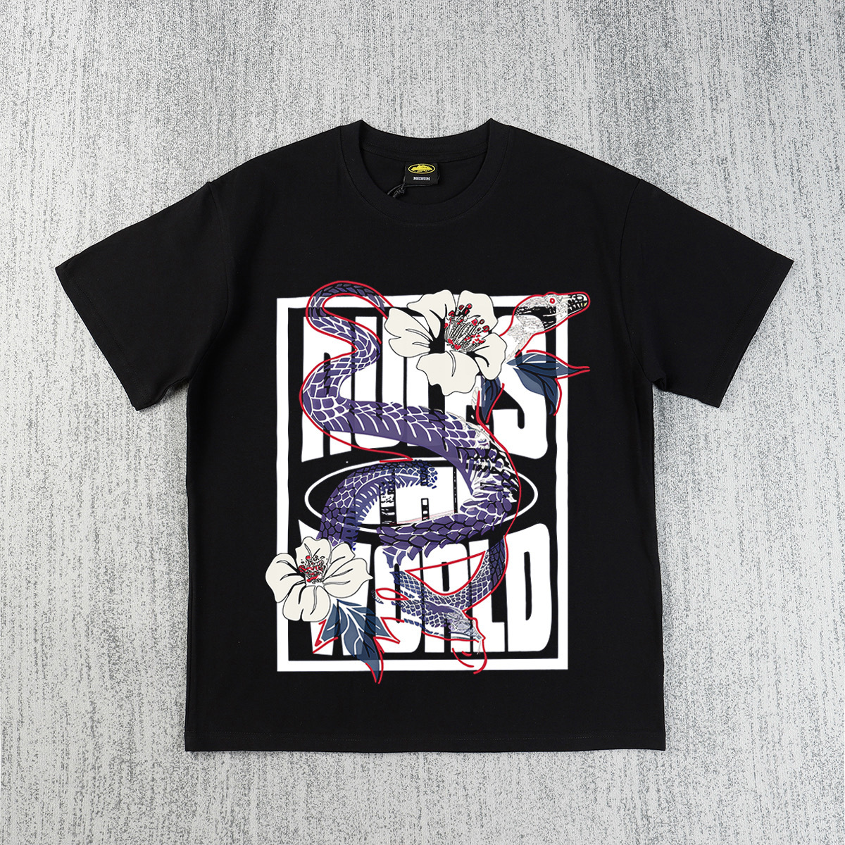 Designer's New American Hip-hop Letter Printed Short Sleeved Men's T-shirt Loose Casual Round Neck Top Fashionable