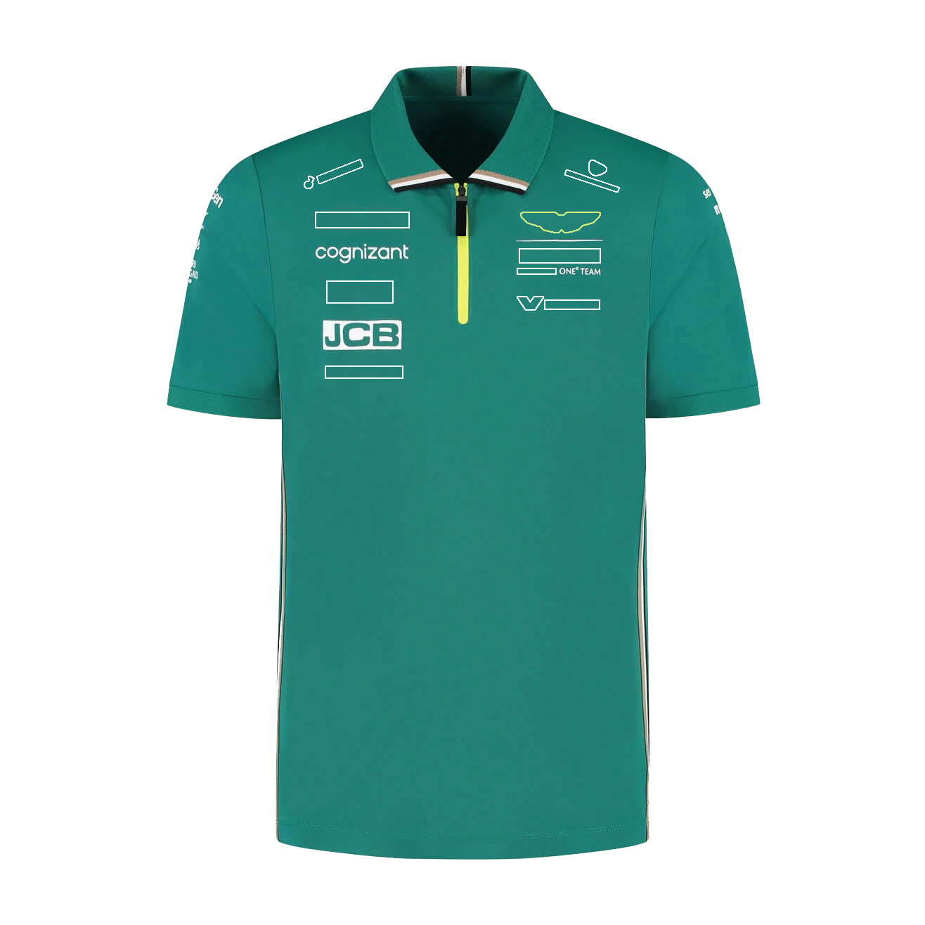 2025 T-Shirt Formula 1 Team Racing Men T-Shirts F1 Zip Polo Shirt 14 and 18 Driver Teamwear Jersey T-shirt Round Neck Tee free shipping