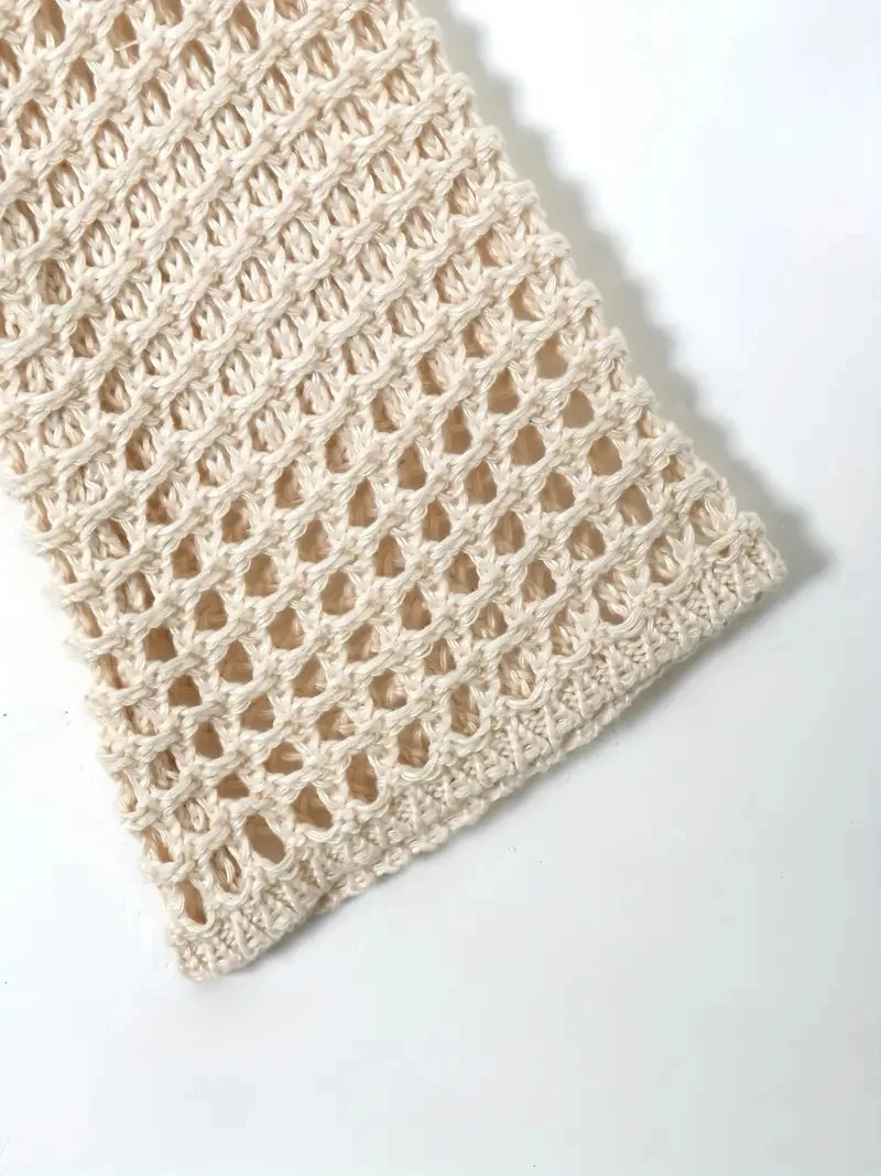 Womens crochet knitted hollow cardigan top long sleeved corset sweater mesh eye mask streetwear zipper womens clothing Y2k 250225