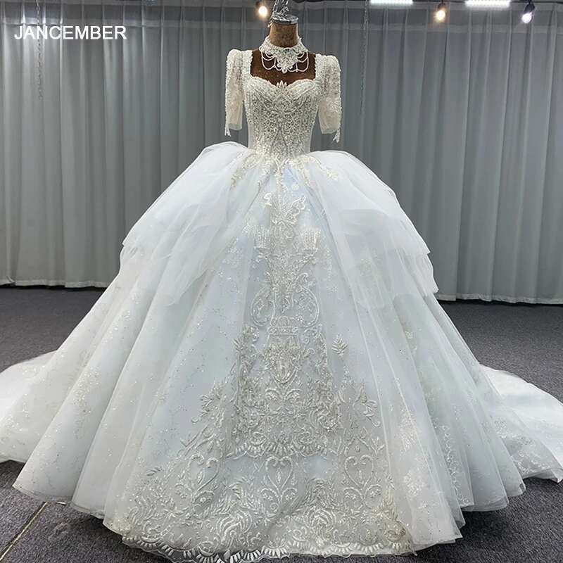 custom elegant organza dance pearls ribbons mn197 wedding dress