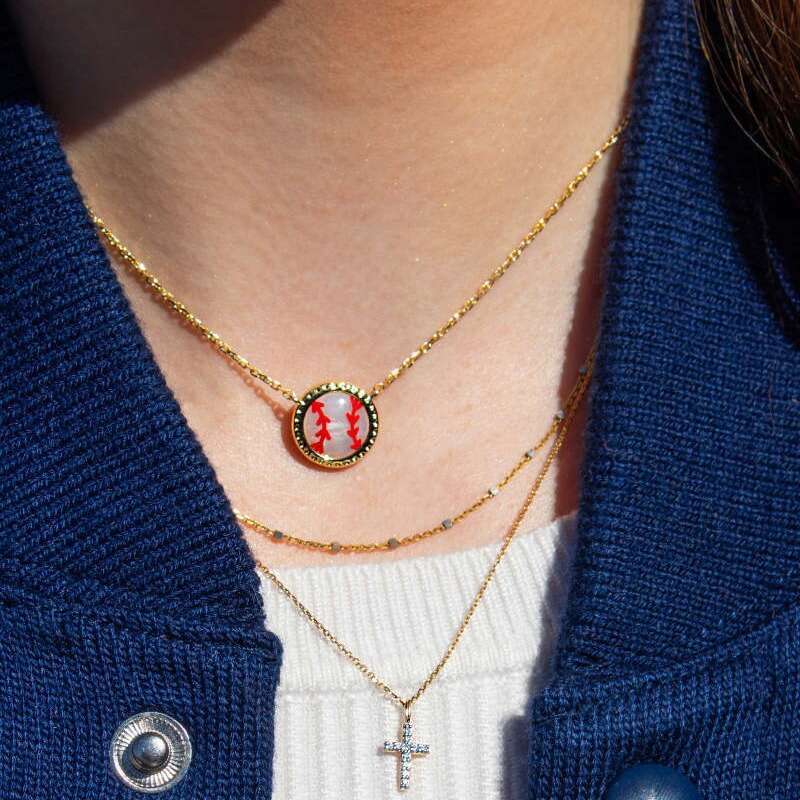 Football Necklace Women's Instagram New Product Basketball Baseball Personalized Sports Style