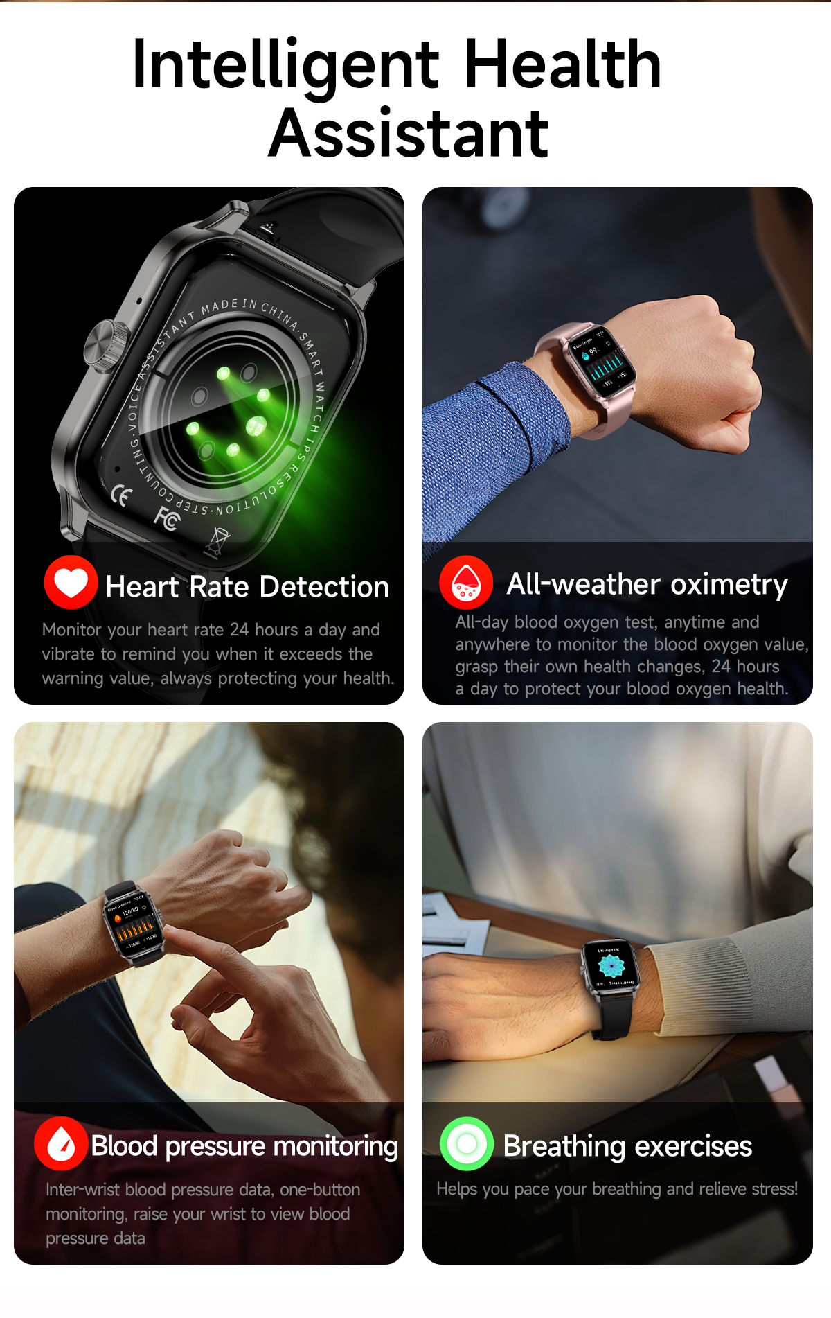 Sport Smart Watch ZW9MAX Fitness BT Call Reloj Smartwatch Health Wearable Sleep Monitor