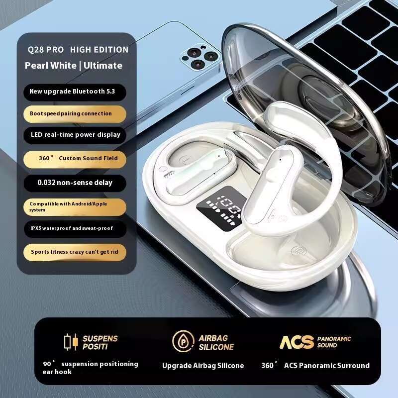 New best-selling sport Bluetooth earphones with open OWS bone concept, air conduction not in the ear
