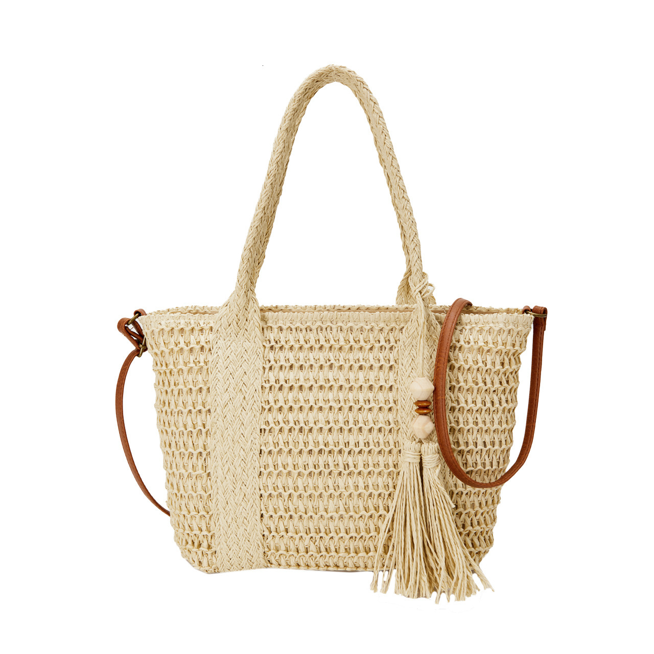 Beach vacation beach 2025 spring new hand-held woven commuting versatile single shoulder crossbody bag #swissmilitary