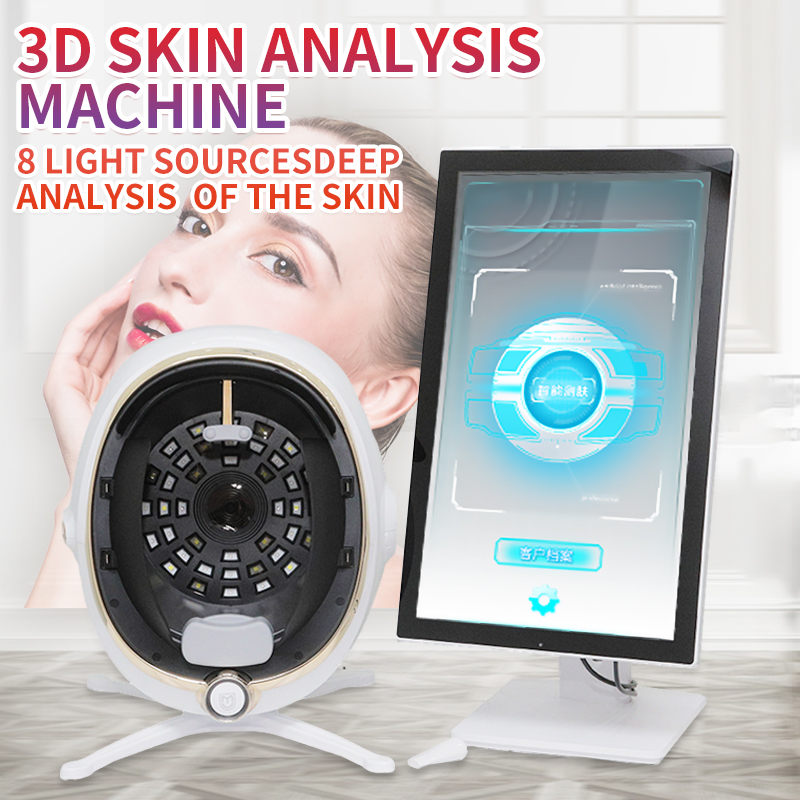 Dropshipping Products 2025 Facial Scanner Skin Moisture Detector 3d Skin Analyzer Machine
