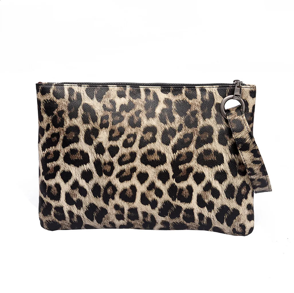 Ship from US Women Men Wallet Retro Handle Crossbody Bag Vintage Shoulder Leopard Simple Messenger 250228FBB