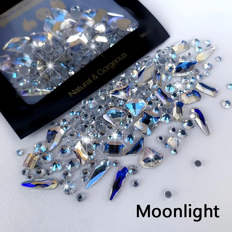 150pcs Round Flat Glass Plus 20pcs Unique Jewelry DIY n and Production Bead Nail Decoration 250217