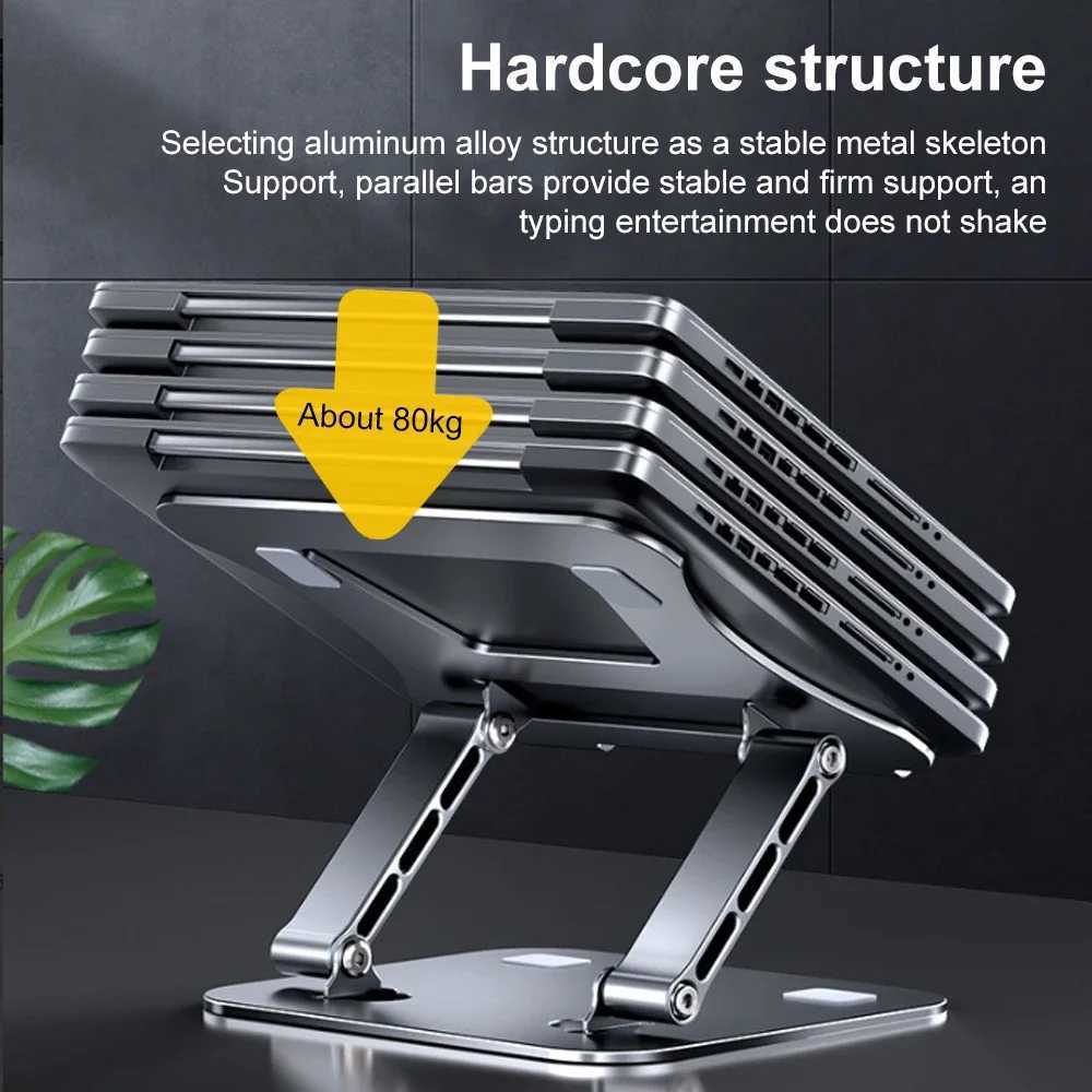 17 Universal Laptop Stand Foldable Mobile Phone Stand port Cell Phone Desk Bracket Lazy Holder Lifting Cooling StandXJ220228