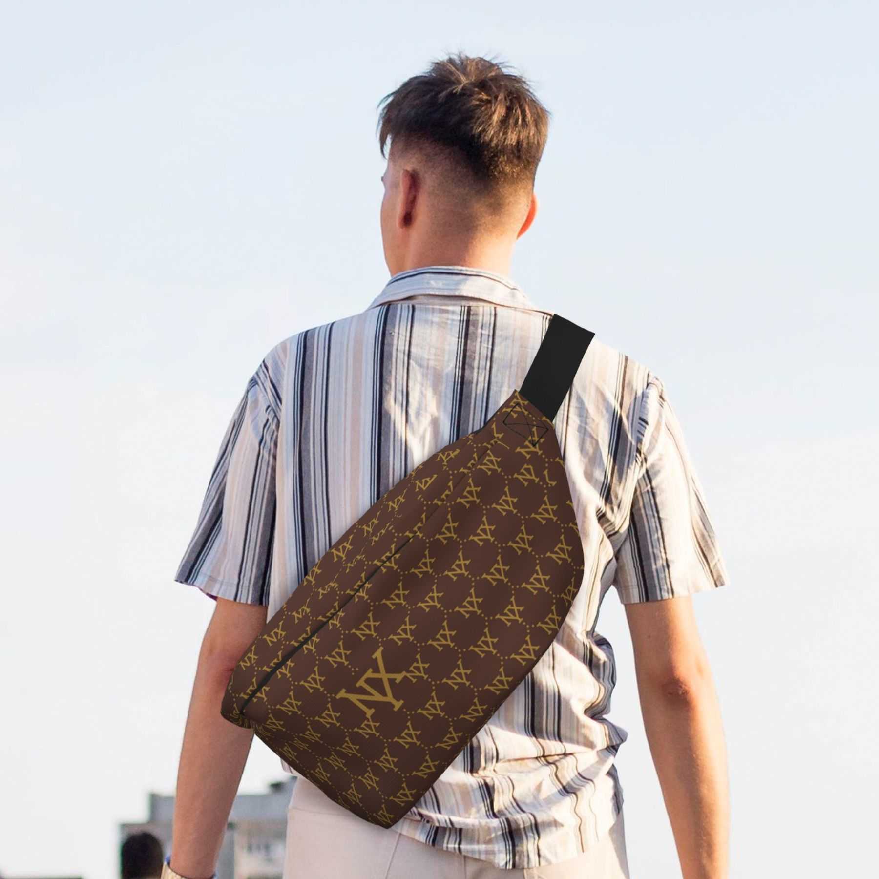 NXY Brand Polyester Waist Bags Designer Crossbody Men Shoulder Bags Brown Tote Purse Women Luxury Designers Wallet