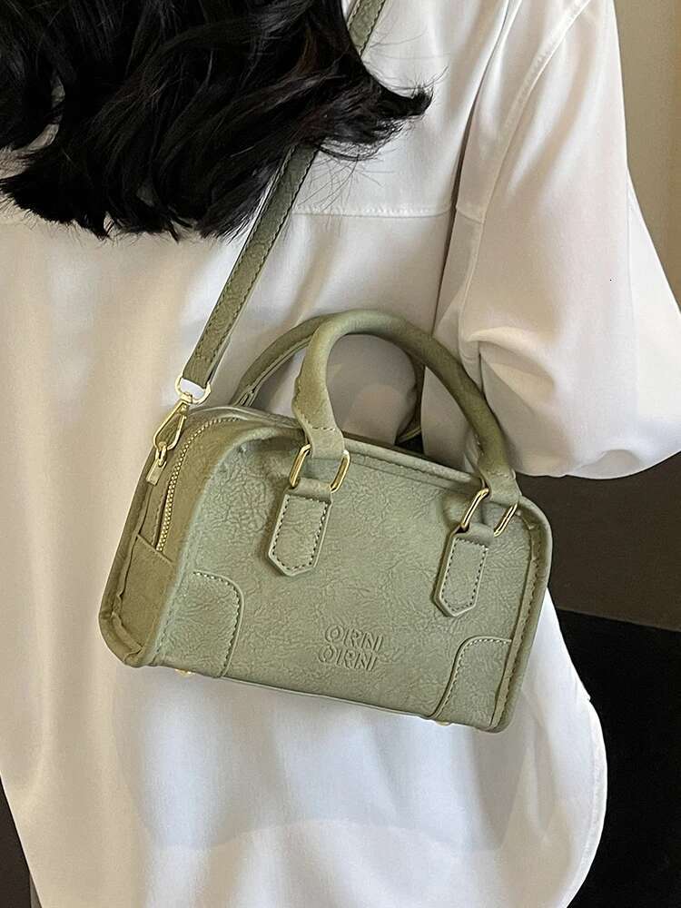 2025 Fashion Women's Small Pillowcase Solid Color Multi functional Short Handle Designer Handbag Spring New Zipper Crossbody Bag Trendy Handbag2