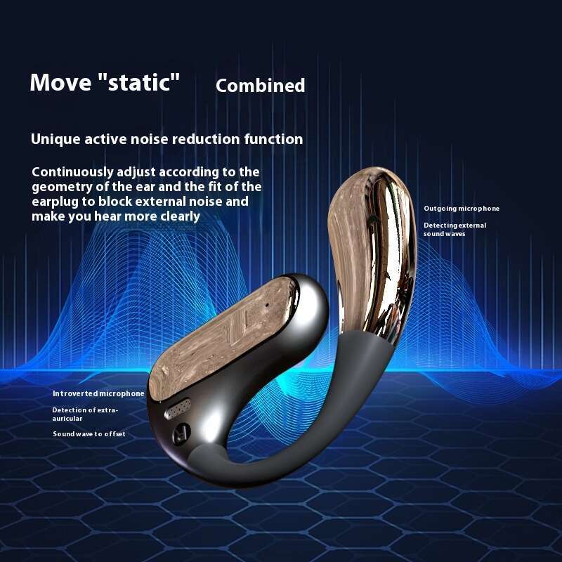 New best-selling sport Bluetooth earphones with open OWS bone concept, air conduction not in the ear
