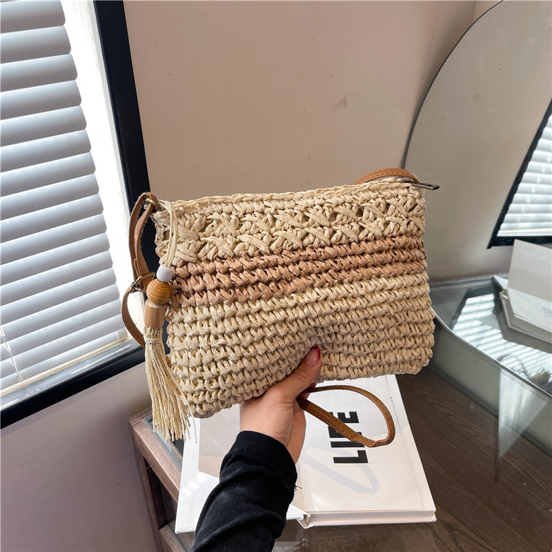 2025 New Straw for Women, Large Capacity Single Shoulder Diagonal Span Bag, Summer Leisure Fashion, Seaside Vacation Woven Bag #swissmilitary
