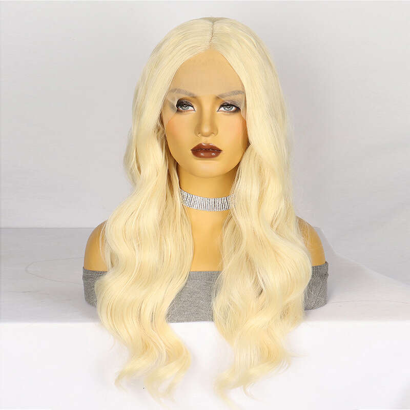 HD Front Lace Wig Front Lace Wig Women S Black Big Long Curly Hair Synthetic Full Head Cover Body Wave Wigs