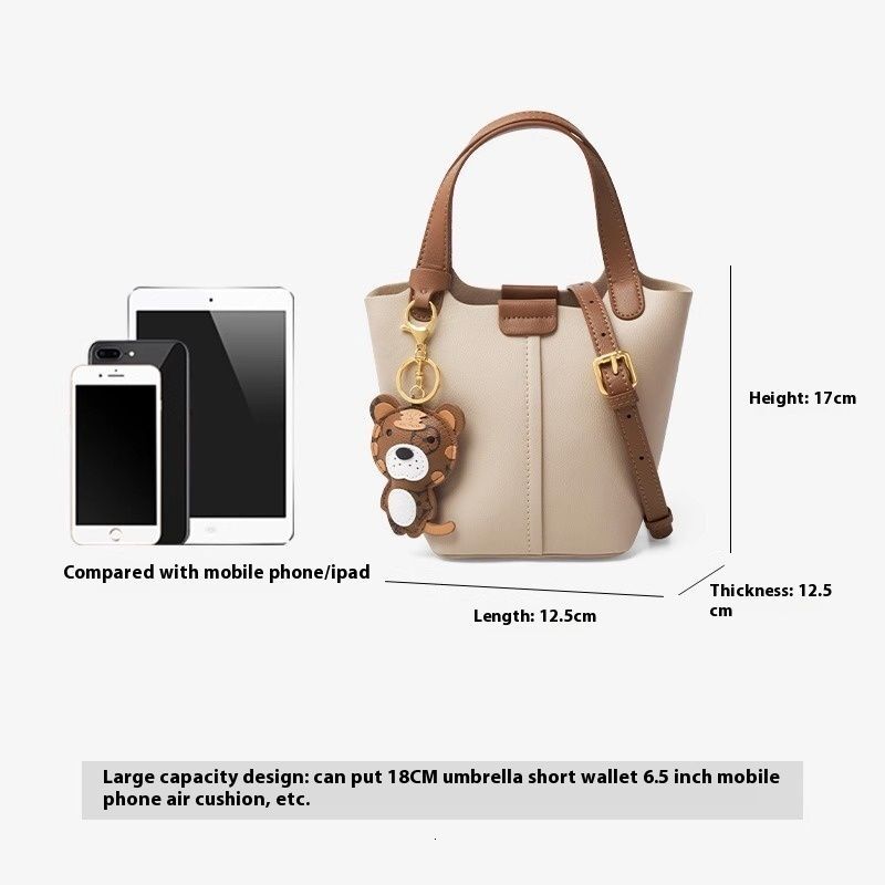 Vegetable Basket 2024 New Style Leisure Bucket Trendy Handbag Outdoor Small Versatile Women's Bag