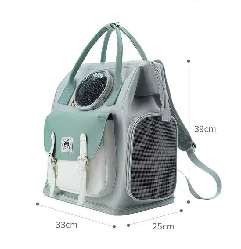 Pet Cat Carrier Backpack Breathable Portable Cat Backpack For Cats Small Dogs Portable Travel Backpack With Anti Breakaway Belt 250205