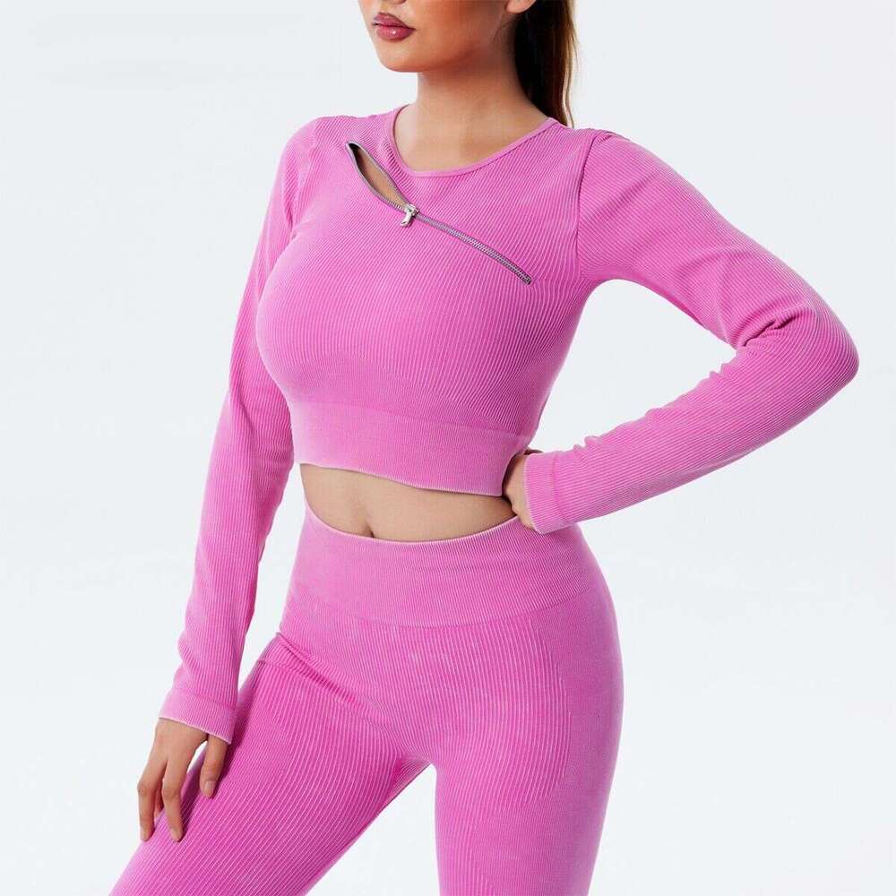 European and American quick drying five piece sports suit shockproof bra fiess yoga pants 2025 new casual fashion trend clothing