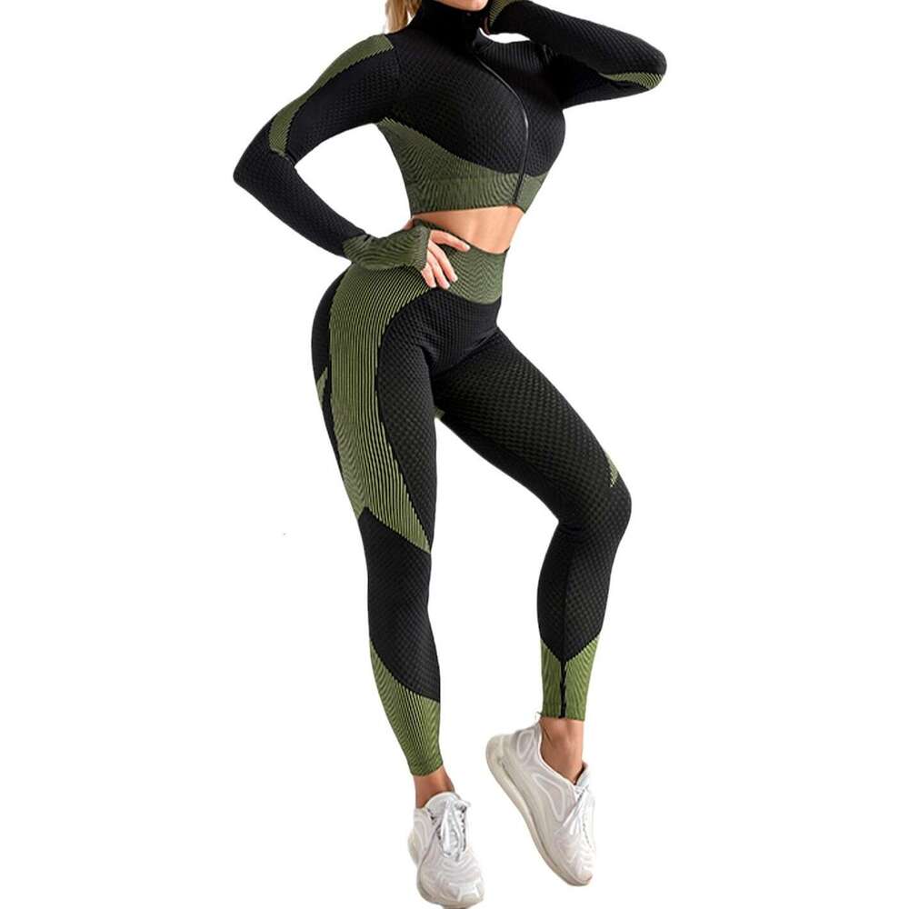 European and American sports suit fiess vest jacket, high waisted yoga pants three piece set, 2025 new casual versatile fashion clothing