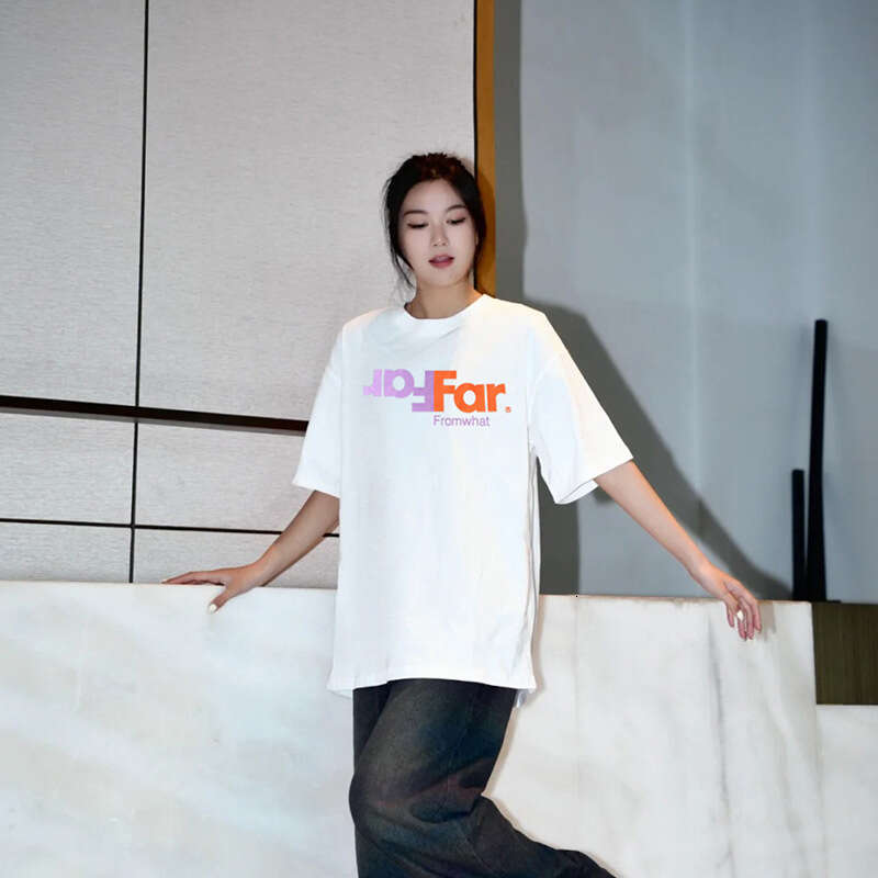 Minority fashion brand Far Archive letter printed Vibe style street hip-hop men's and women's loose short sleeved T-shirt