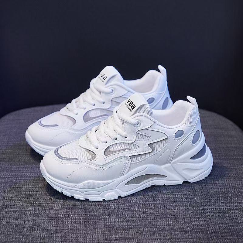 Top quality Brand High Quality New Style Free Delivery Designer 2025 Leisure Fashion Women's Sport Color Block Thick Sole Lace-up Running Woman S
