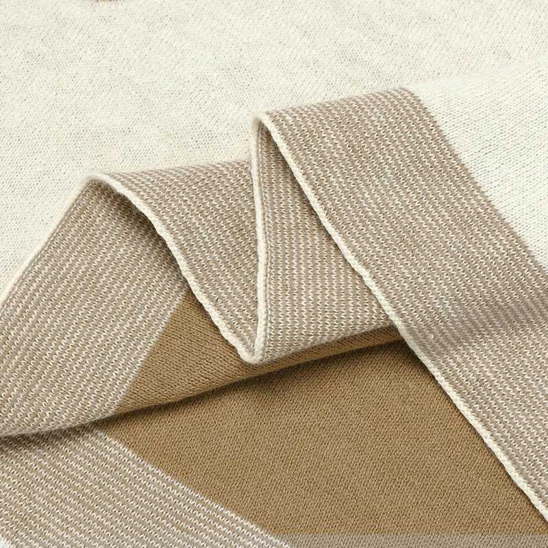 Baby Blankets Knitted Newborn Netural Cotton Stroller Bassinet Swaddle Wrap Sleep Covers Infant Kids Boys Girls Throw Play Mats free shipping