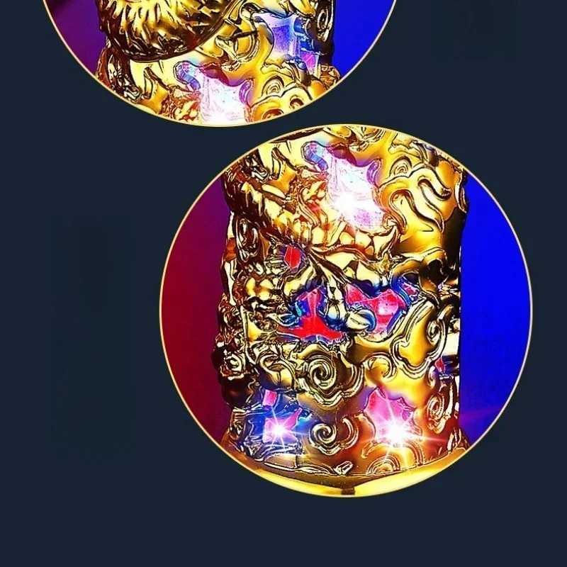 Metal 3D Relief Dragon Lighter Windproof Butane Turbo Red Flame Women Portable Lighter Cigarette Accessories Trendy Mens Gift Y250228