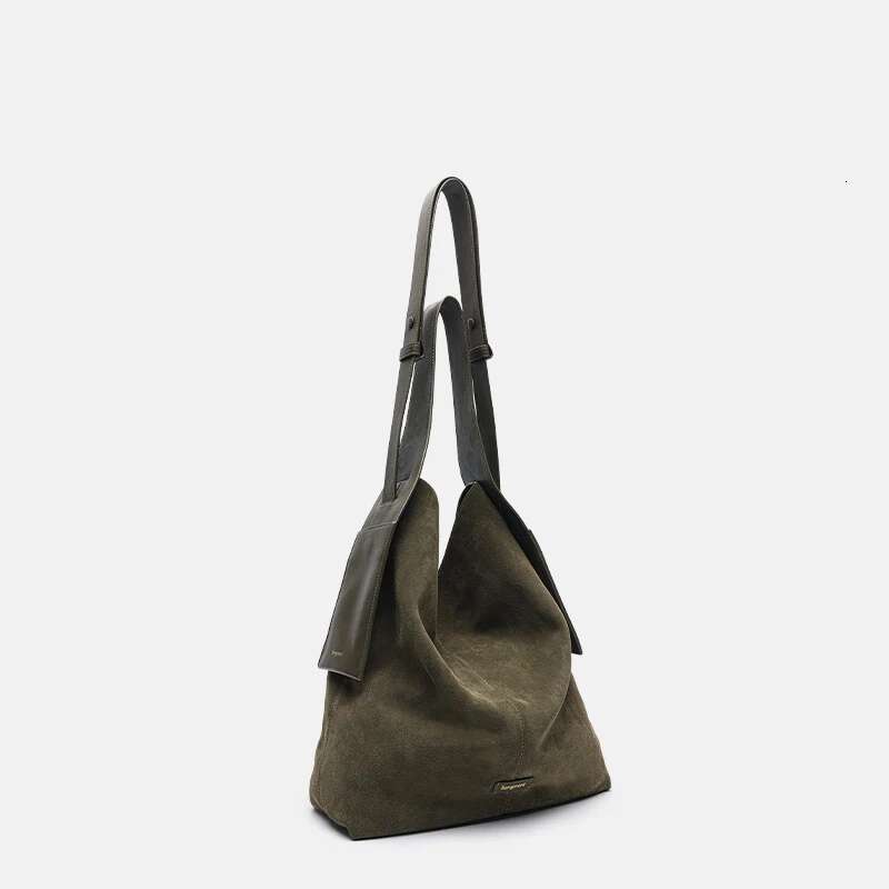 Brand Song Vintage Suede Design Crossbody High Capacity Commuting Women Shoulder Bags Casual Bag