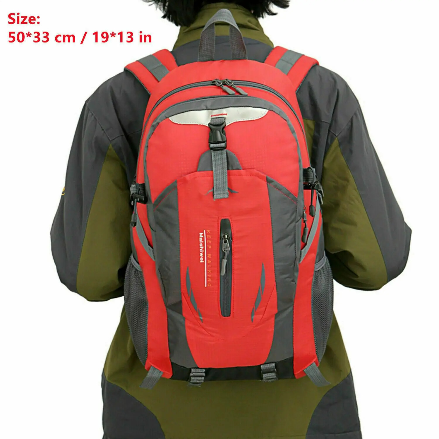 Ship from US Backpack School Laptop Bag Travel Camping Hiking Rucksack Office 250304FBB