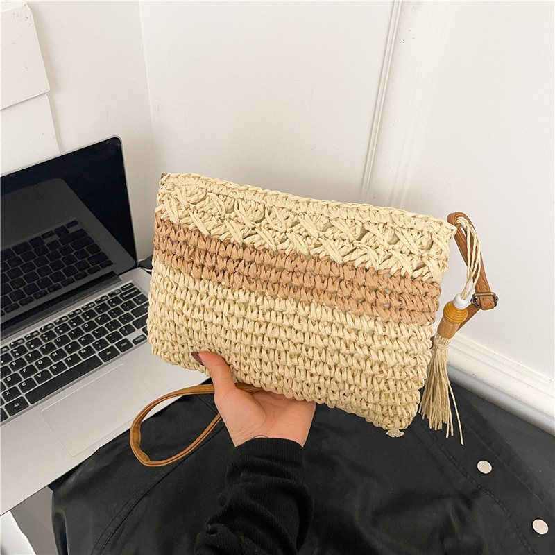 2025 New Straw for Women, Large Capacity Single Shoulder Diagonal Span Bag, Summer Leisure Fashion, Seaside Vacation Woven Bag #swissmilitary